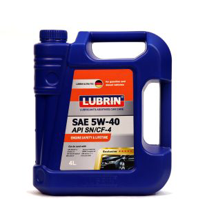 محصول روغن موتور لوبرین تمام سنتتیک LUBRIN SN 5W-40  چهار لیتری